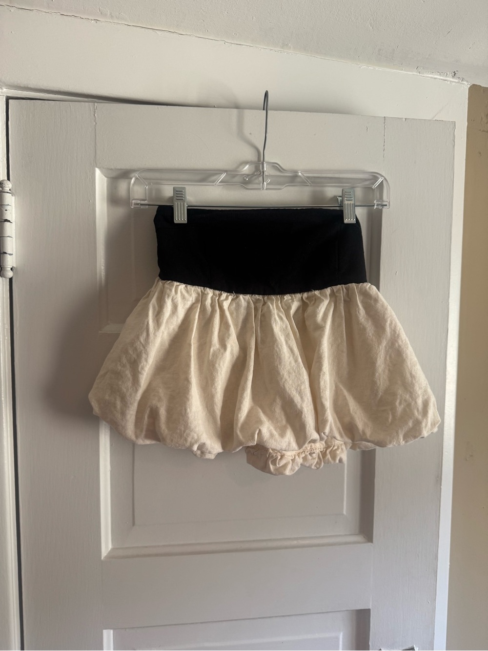 Parker Black and Cream Bubble Skirt